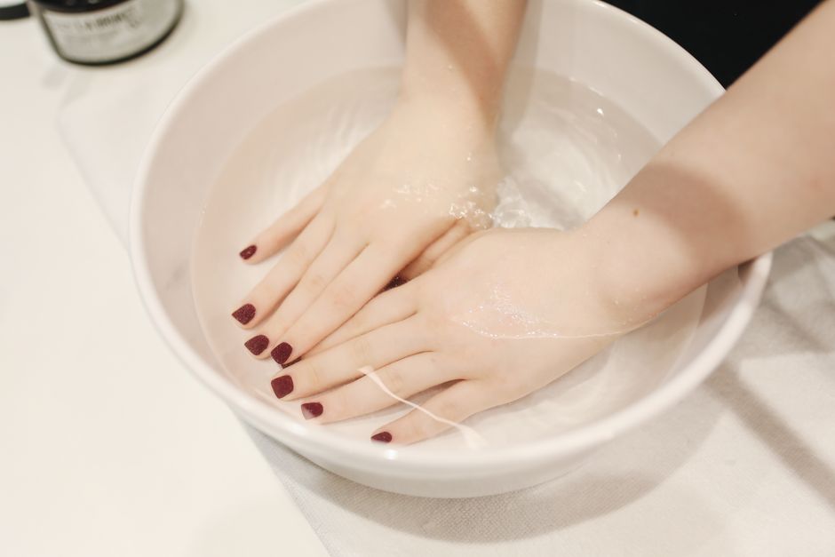 Warm Foot Soak during a digital detox — wellness · Relaxation