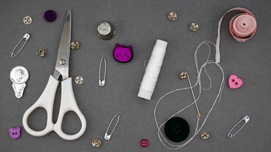 Button Garland with a stitched detail — diy-creativity · Crafts