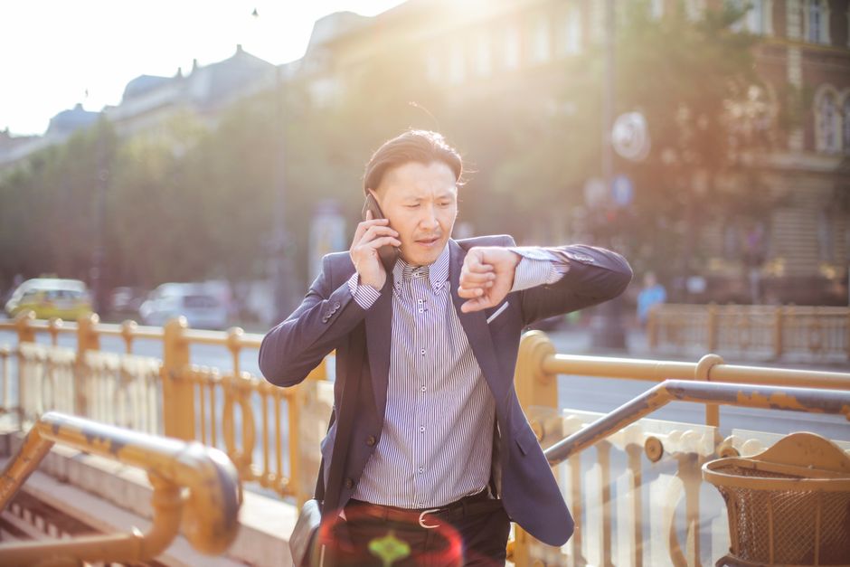 Standing Phone Call after an interrupted night after an interrupted night — wellness · Healthy Habits