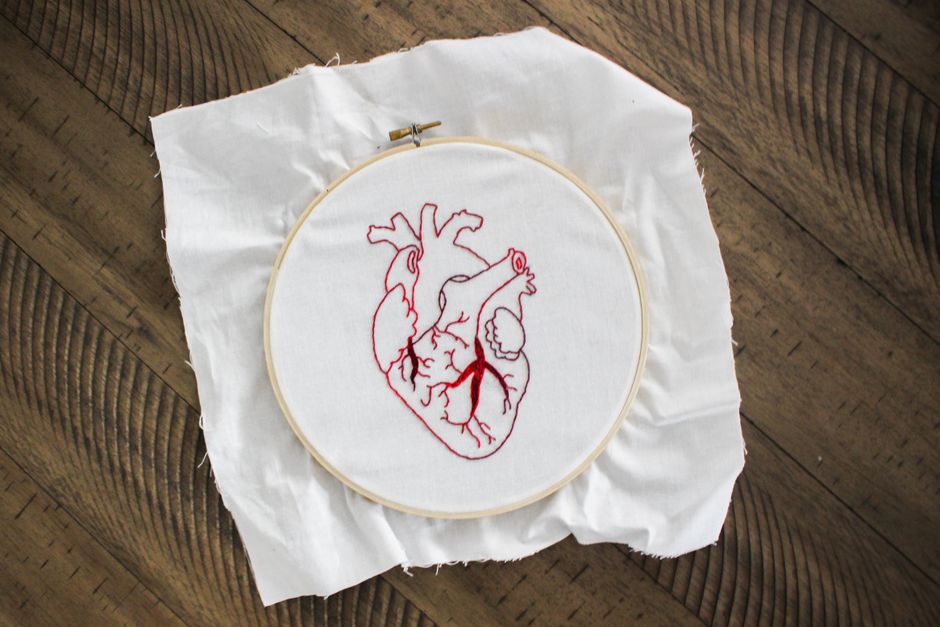 Embroidered Initials with a layered-paper effect — diy-creativity · DIY Gifts