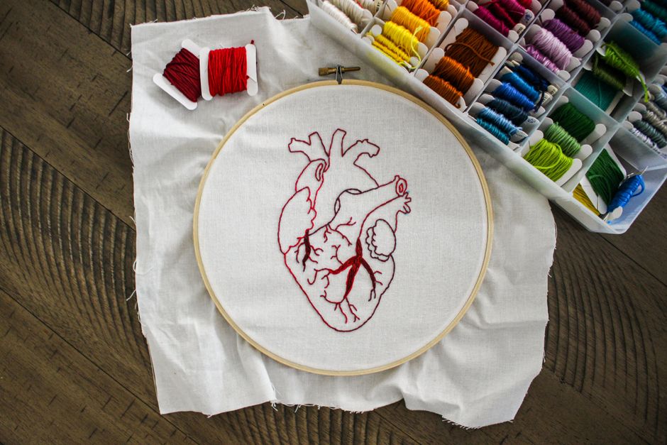 Embroidered Initials for a beginner maker — diy-creativity · DIY Gifts