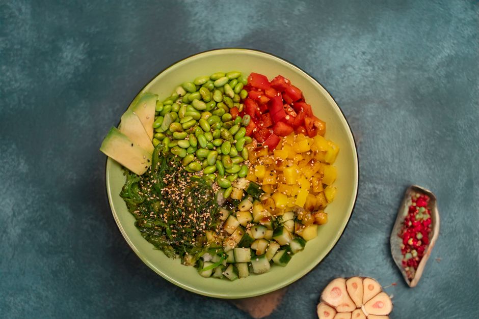 Avocado Bean Salad for a meal-prep container — food · Lunch Ideas