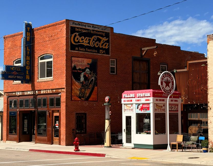 Historic Gas Station near a public trail — travel · Road Trips