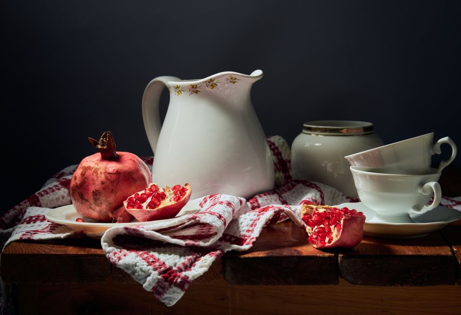 Pomegranate Mint Tea for spritz refreshing reset — food · Drinks