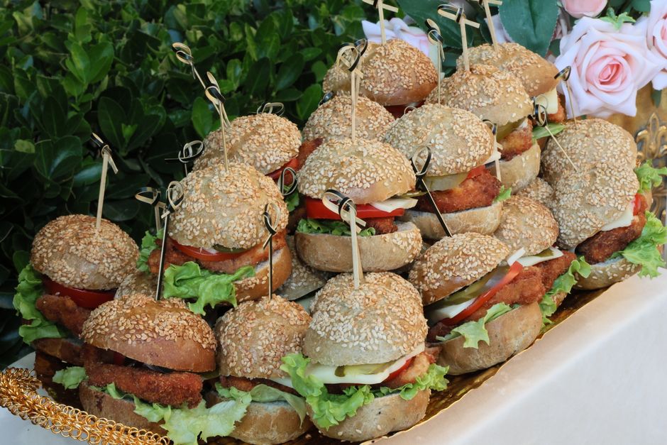 Mini Veggie Sliders for mushrooms outdoor gatherings — food · Party Food