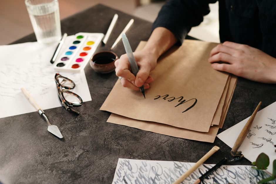 Ink Botanical Sketch for a small creative corner — diy-creativity · Art & Painting