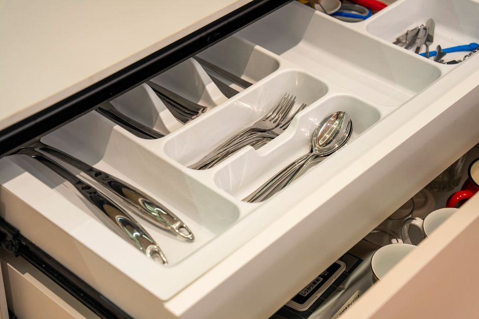 Drawer Organizer with a space-saving arrangement — home · Kitchens