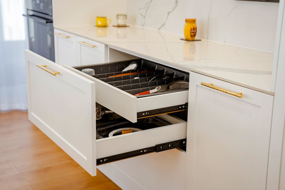 Under-Bed Drawer with a soft linen layer — home · Bedrooms
