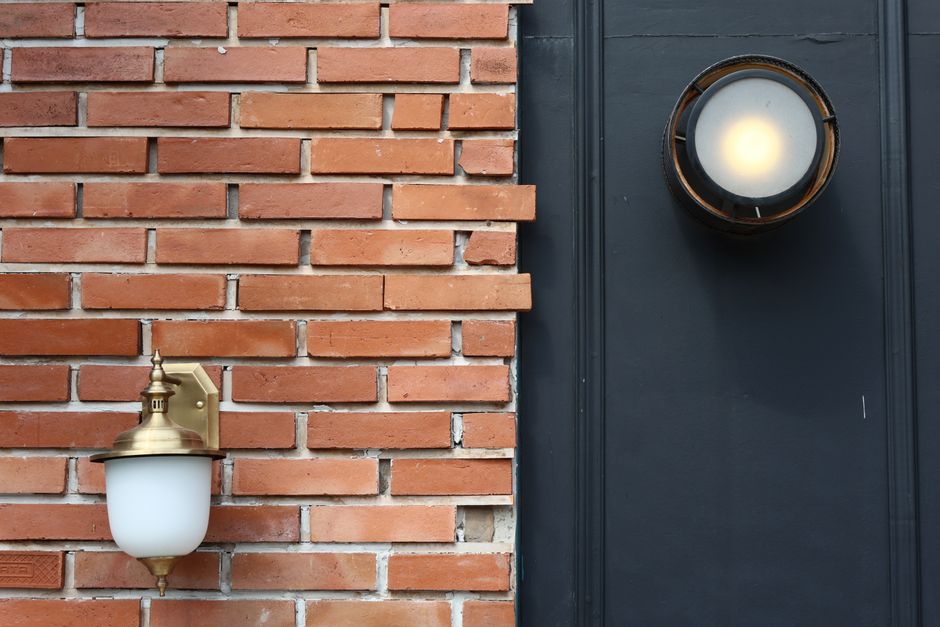 Wall Sconce with hidden everyday storage — home · Bathrooms
