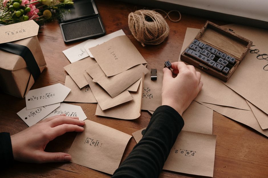 Handmade Card Station with a guest-participation moment — celebrations · Valentine's Day
