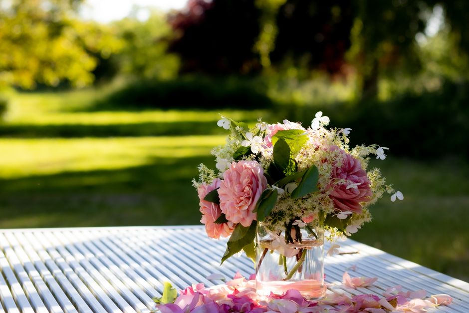 Leaf Centerpiece around a themed snack table — celebrations · Thanksgiving