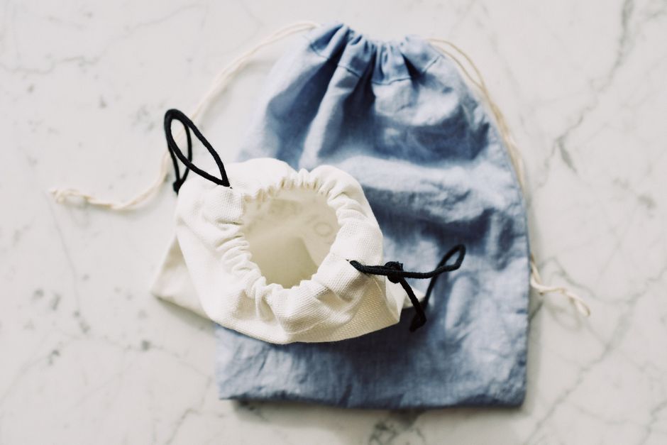 Drawstring Pouch — cushion cover filling for a keepsake project — diy-creativity · Sewing