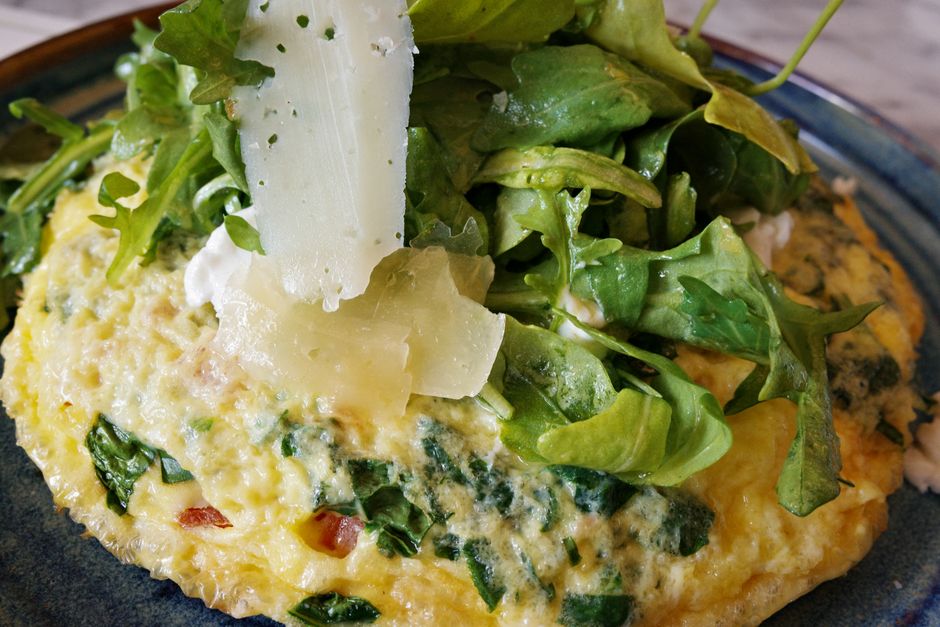 Spinach Feta Frittata for brunch easy reset — food · Breakfast & Brunch