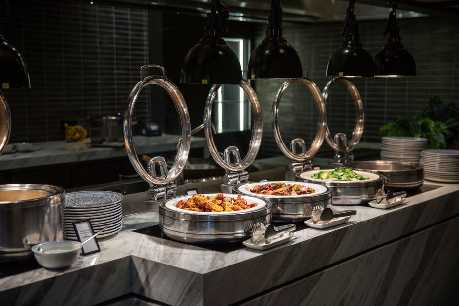 Buffet Station around a seasonal color palette — celebrations · Thanksgiving