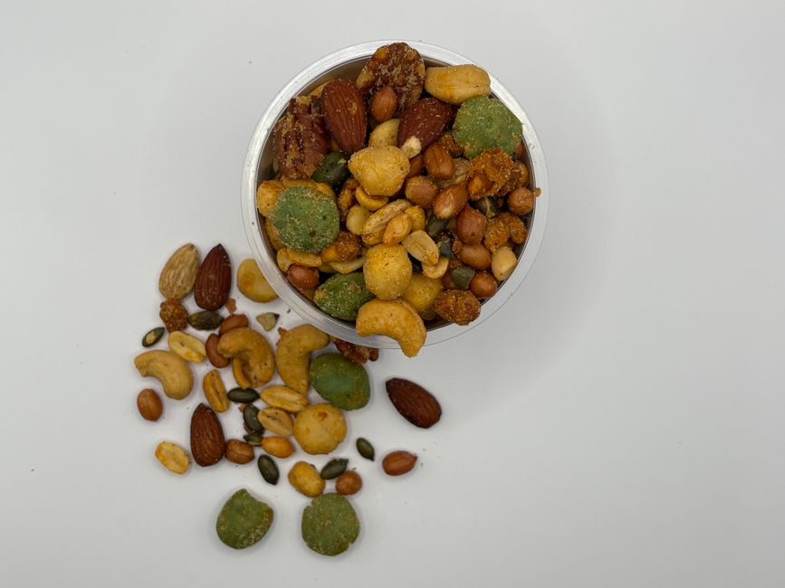 Crunchy Chickpeas with toasted seeds — food · Snacks