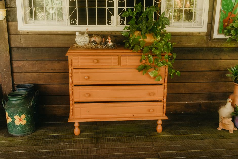 Drawer Planter with a watercolor layer — diy-creativity · Upcycling