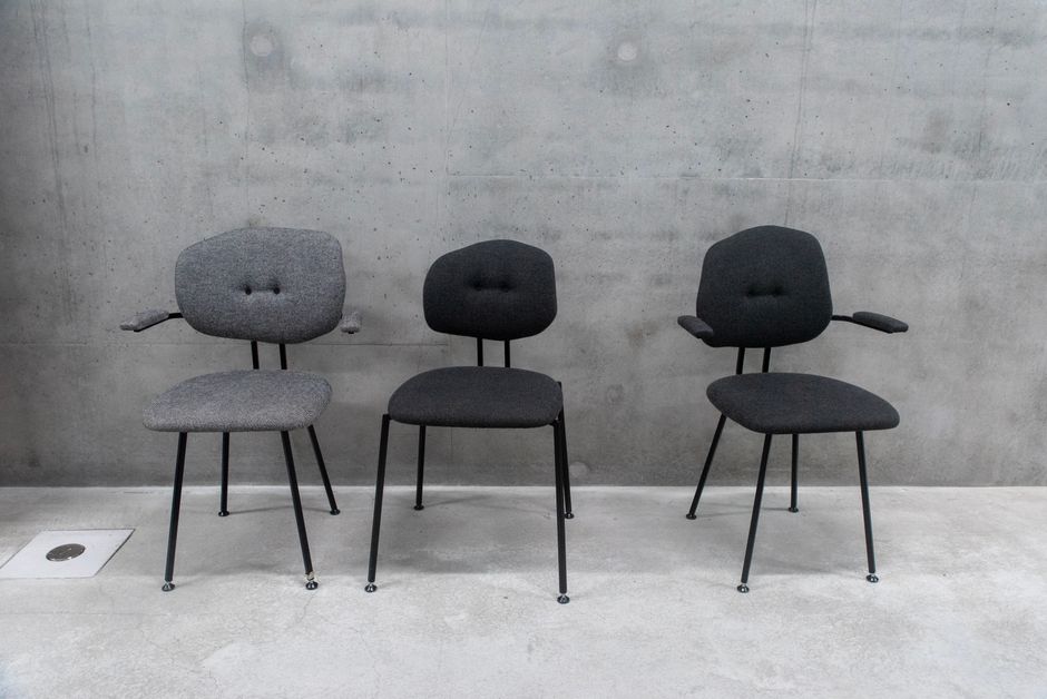 Boucle Chair with soft curved furniture — home · Home Decor