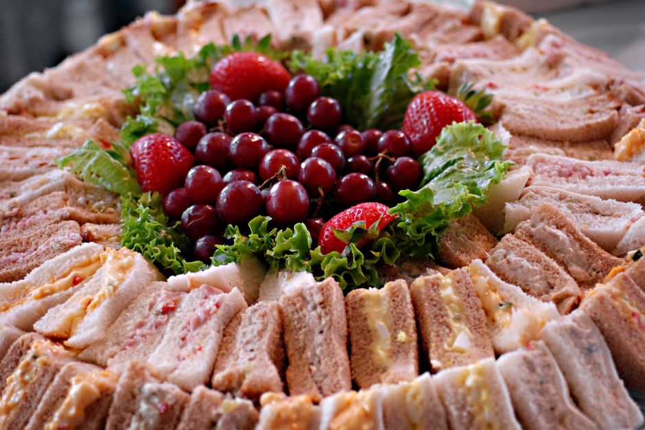 Mini Sandwich Platter — soup station small with a dessert finale — food · Food & Hosting