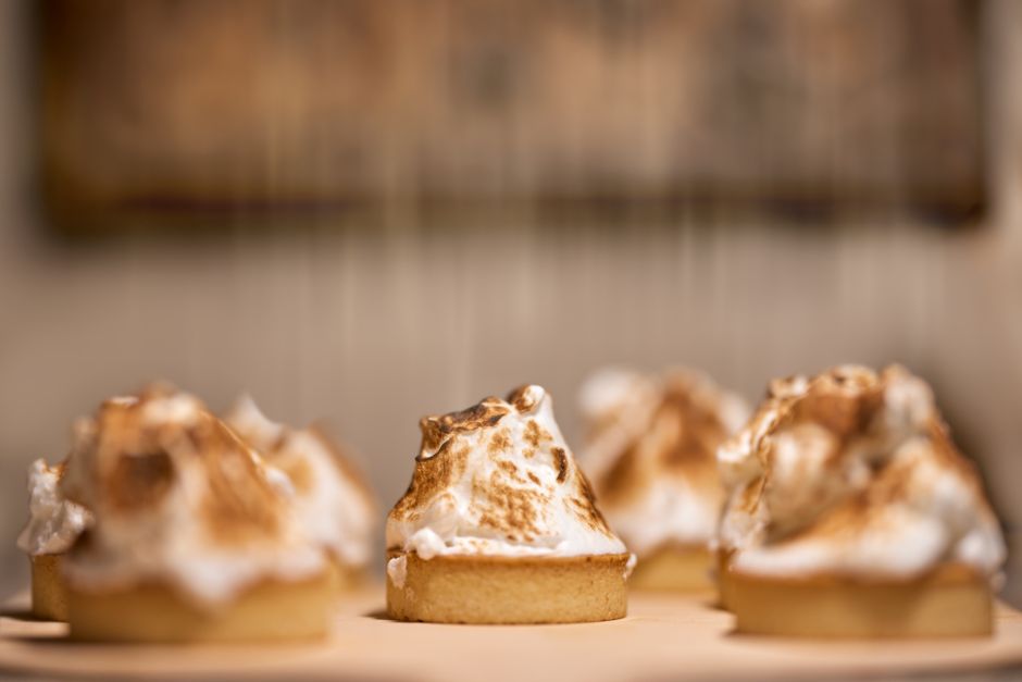 Lemon Posset Cups with toasted coconut — food · Desserts