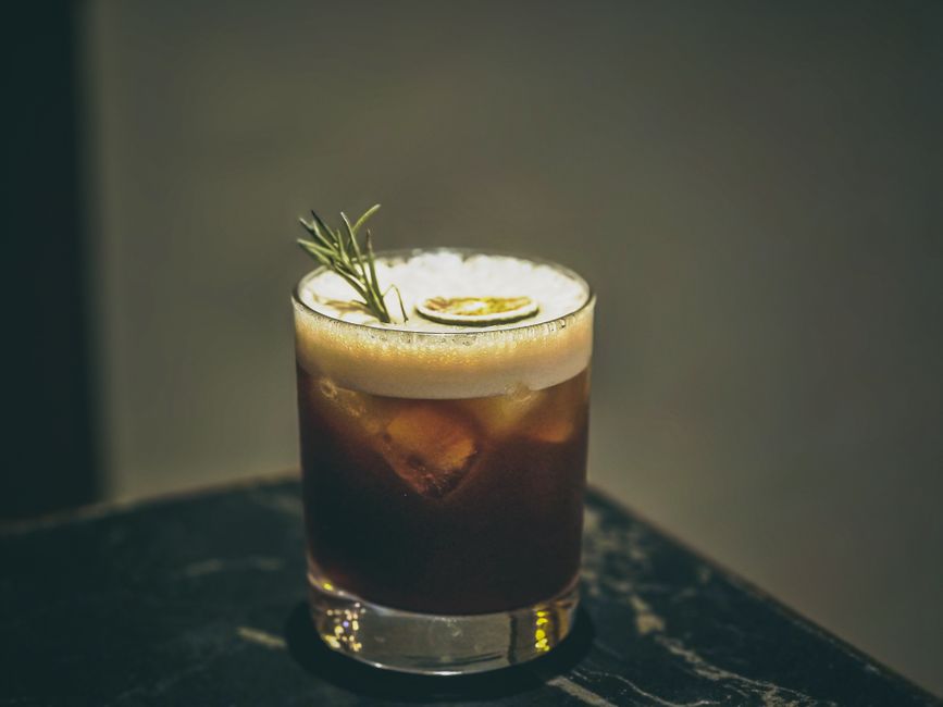 Ginger Lime Fizz with honeyed citrus — food · Drinks