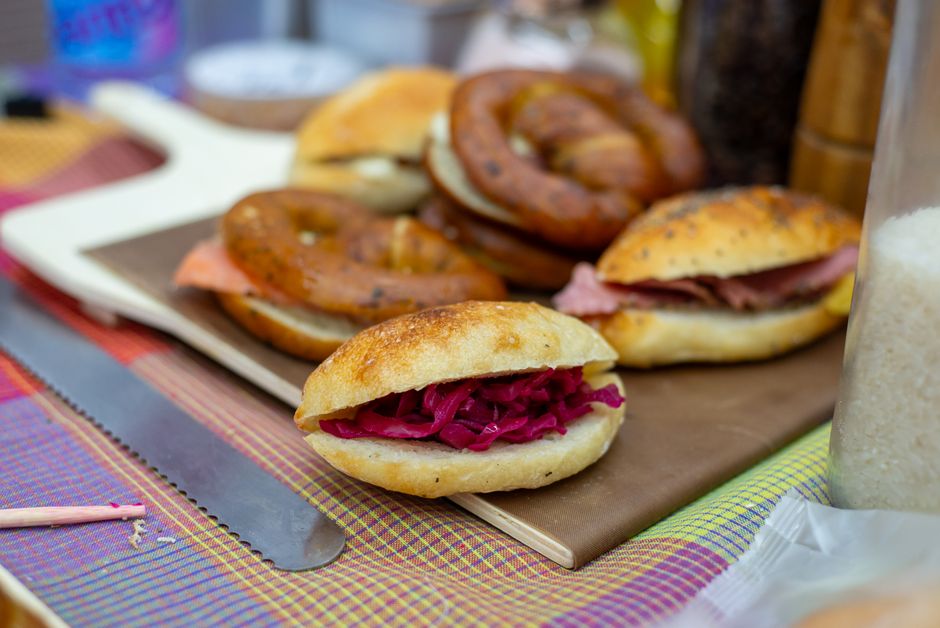 Mini Bagel Board for rushed weekday starts — food · Breakfast & Brunch