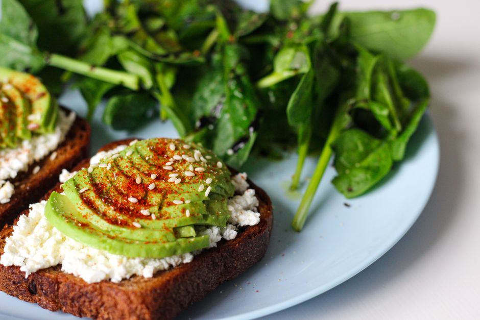 Spinach Feta Frittata with a warm fruit topping — food · Breakfast & Brunch