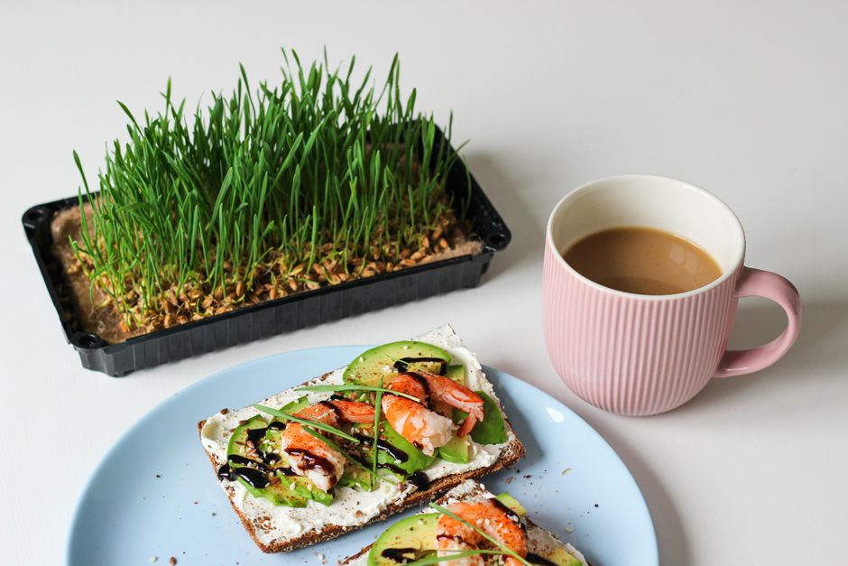 Smoked Salmon Toast with honeyed fruit — food · Breakfast & Brunch