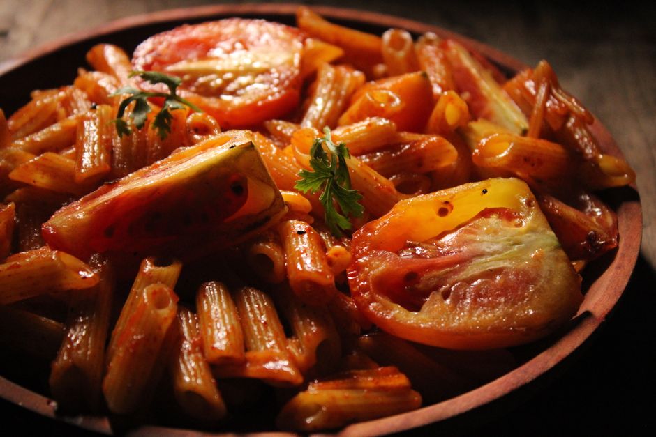 Roasted Tomato Pasta for a beginner — food · Recipes