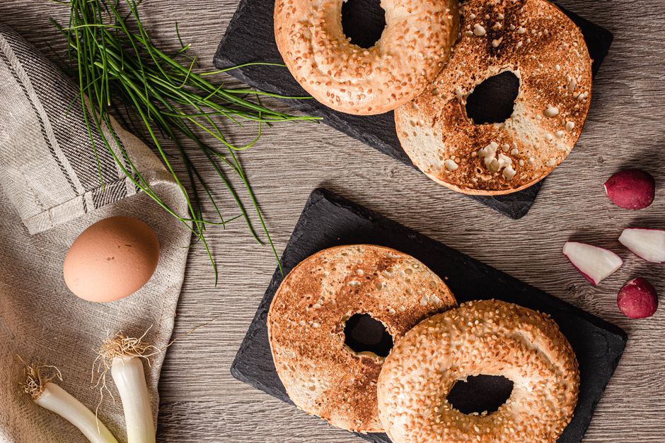 Mini Bagel Board for a cozy cold-weather start — food · Breakfast & Brunch
