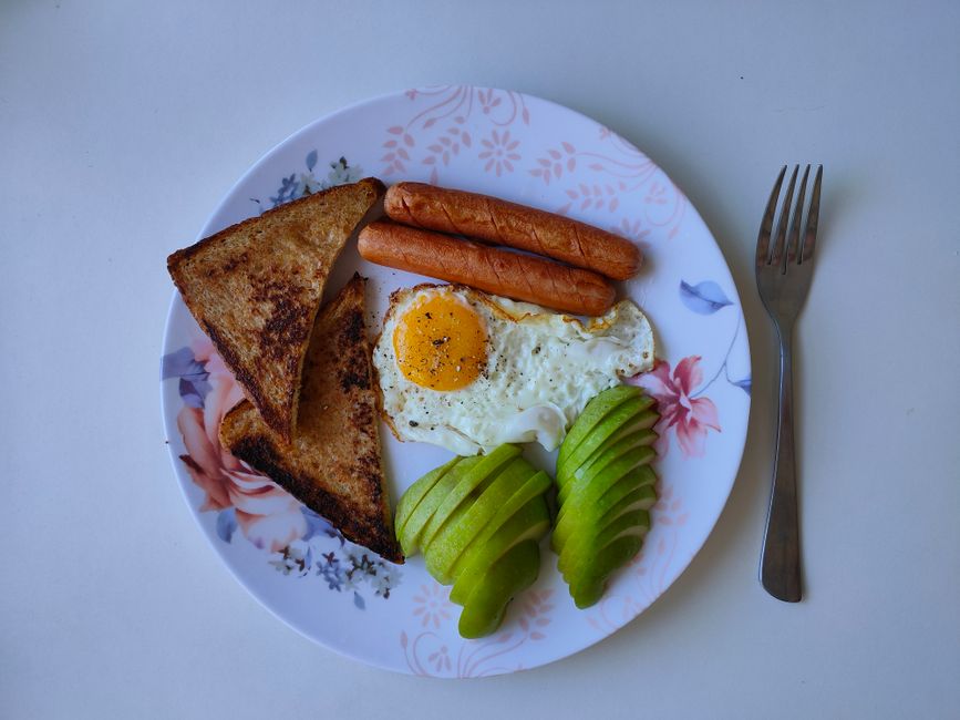 Balanced Plate Template during a weekend morning — wellness · Healthy Lifestyle