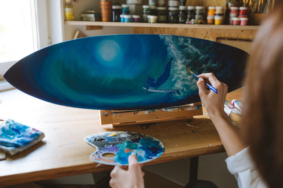 Paint-And-Sip Night around a classic favorite — entertainment · Date Nights