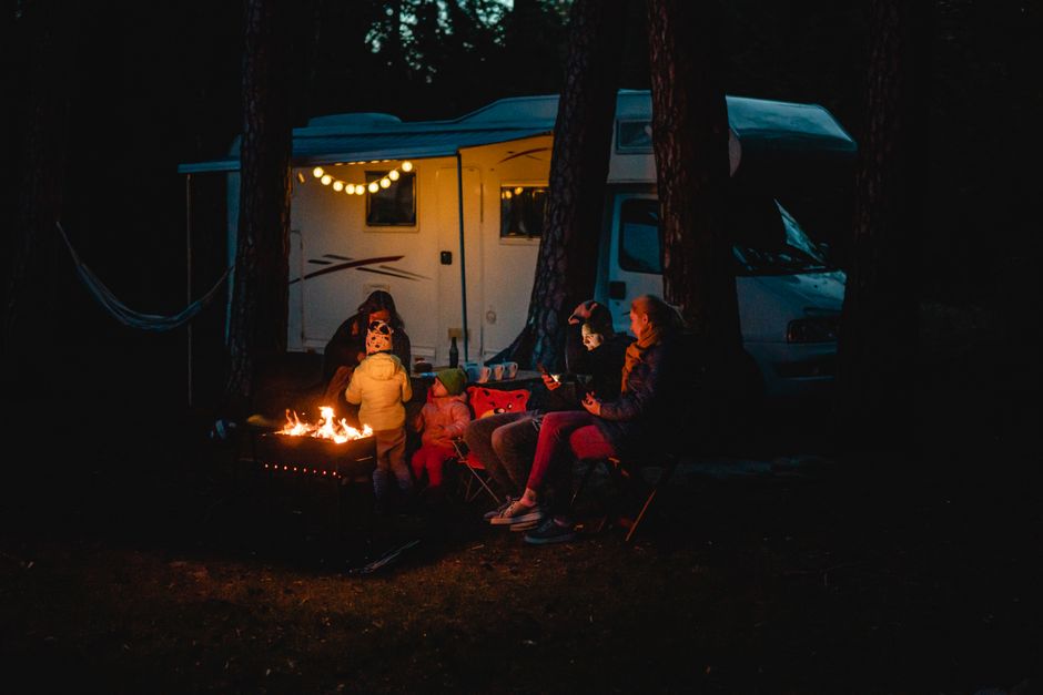 Living-Room Camping for a quiet night in — entertainment · Family Fun