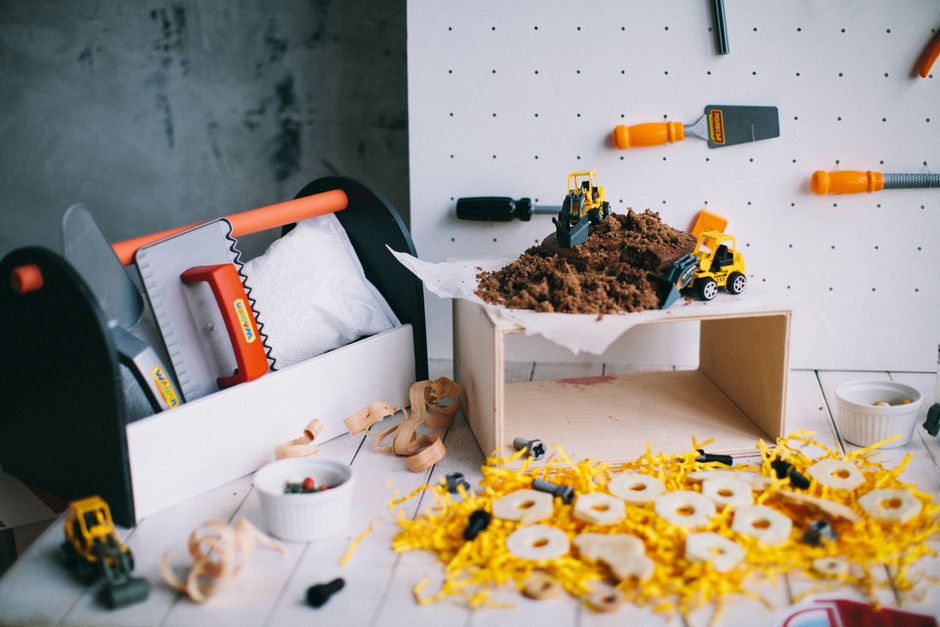 Pegboard Organizer with a polished final coat — home · DIY