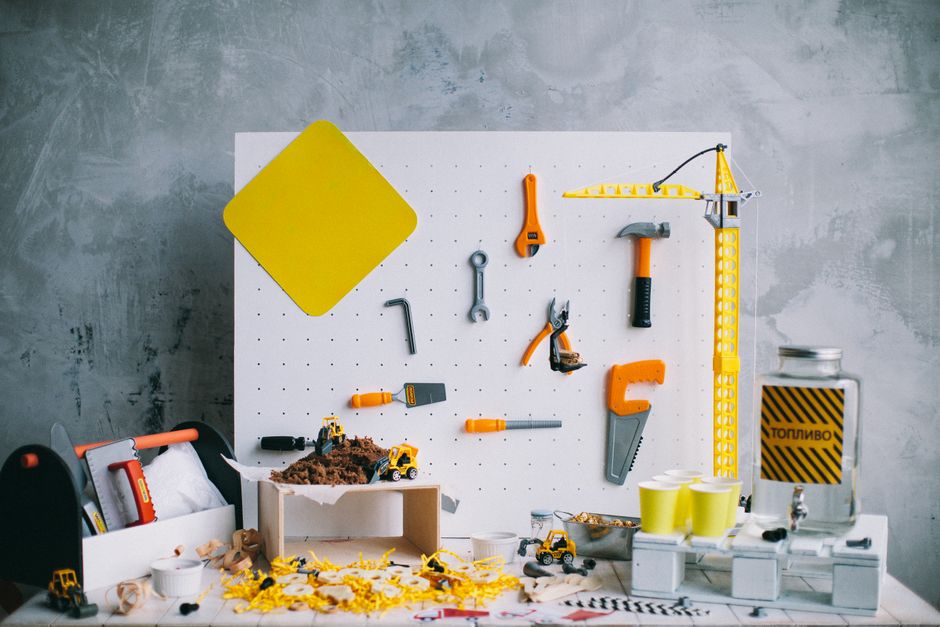 Pegboard Organizer with a compact footprint — home · DIY
