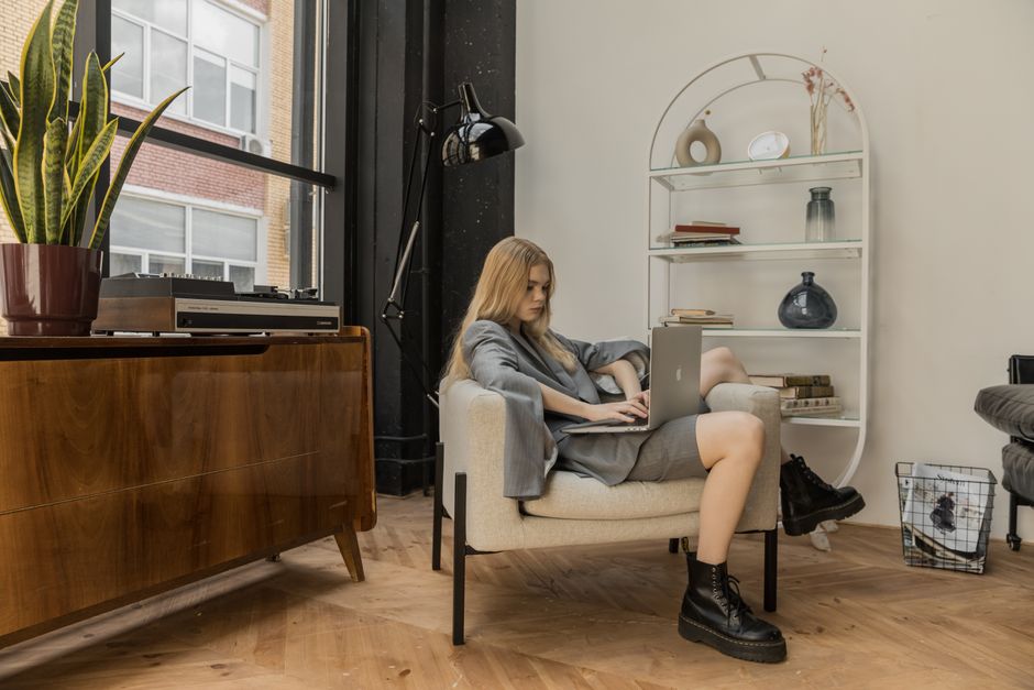 Boucle Chair using mixed vintage pieces — home · Home Decor