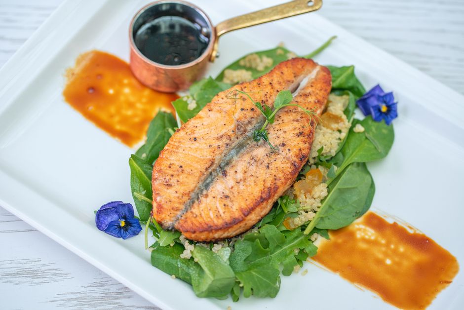 Miso Salmon for a dinner-party table — food · Recipes