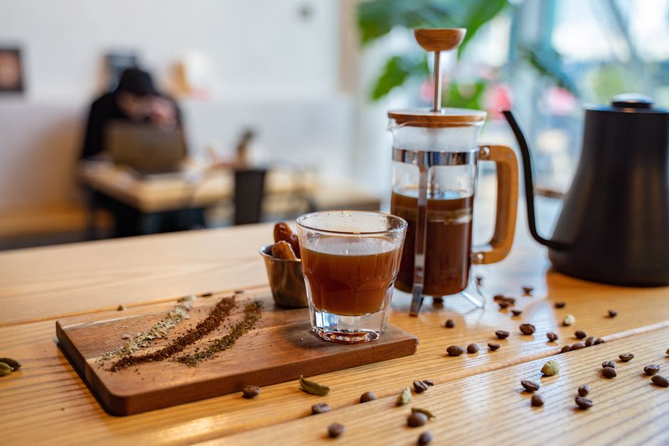 Cardamom Iced Coffee for a bright morning — food · Drinks
