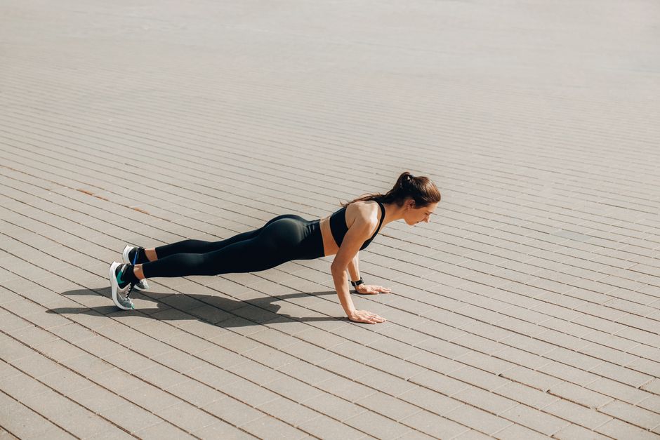 Bodyweight Circuit during a morning transition — wellness · Fitness