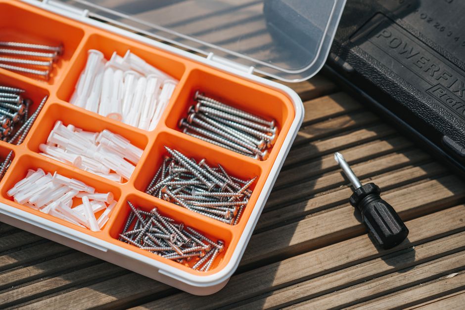 Pegboard Organizer with a storage purpose — home · DIY
