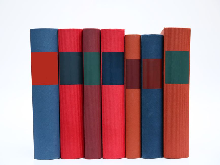 Book Stack with a gallery-style arrangement — home · Living Rooms
