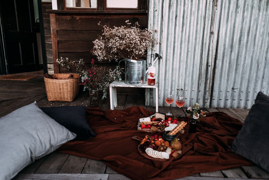 Wine-Country Picnic around a local craft shop — travel · Couples Travel
