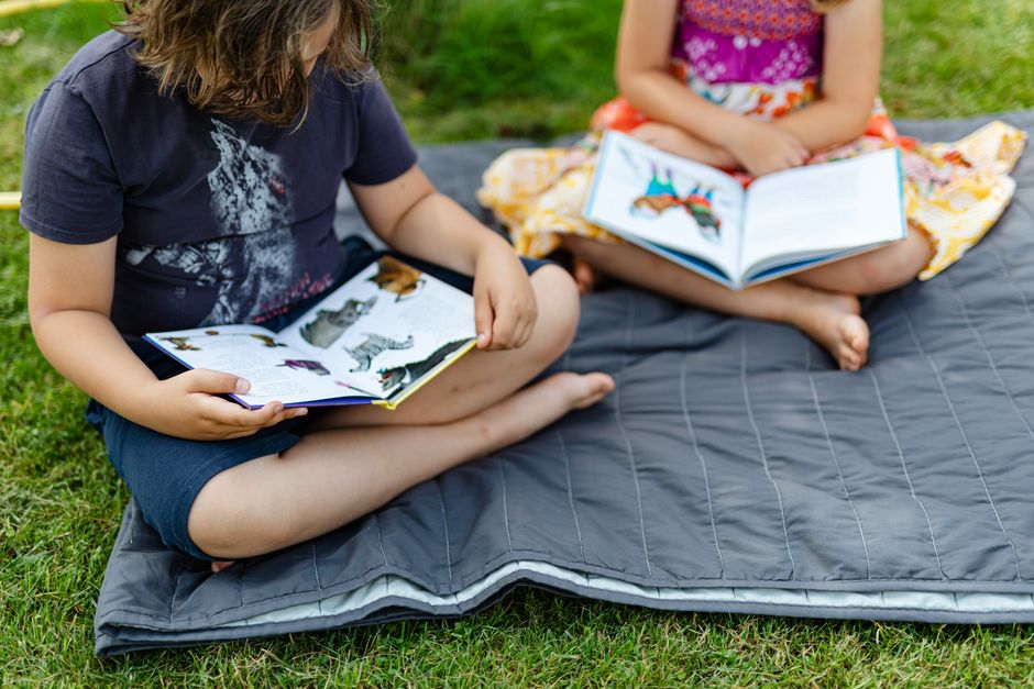 Book-And-Blanket Hour after a demanding week after a demanding week — wellness · Relaxation