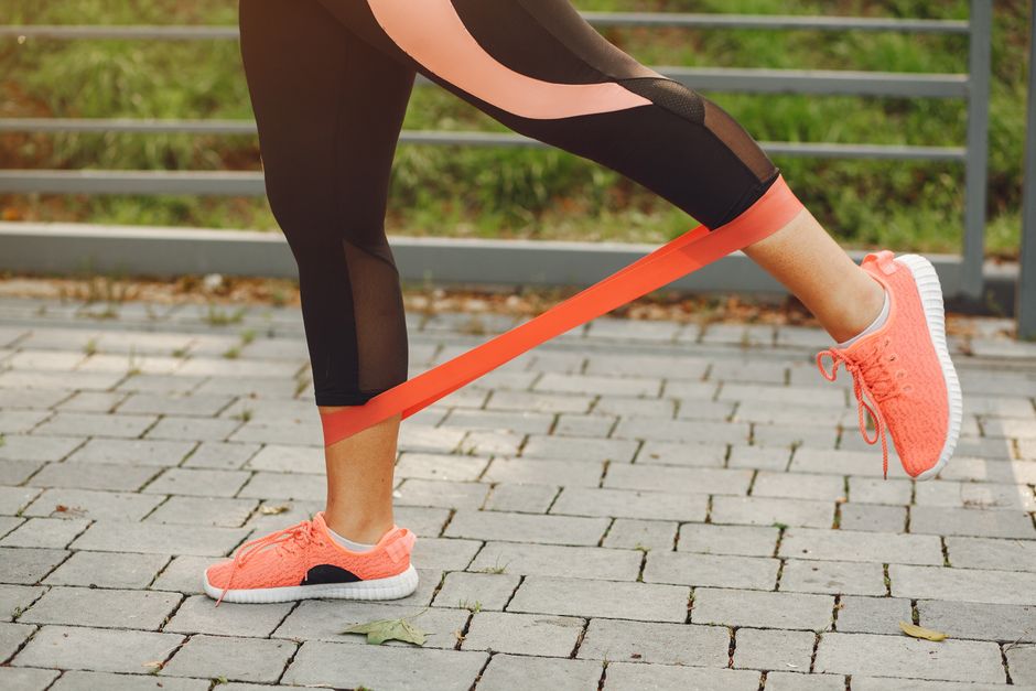 Resistance-Band Routine with gentle movement — wellness · Fitness