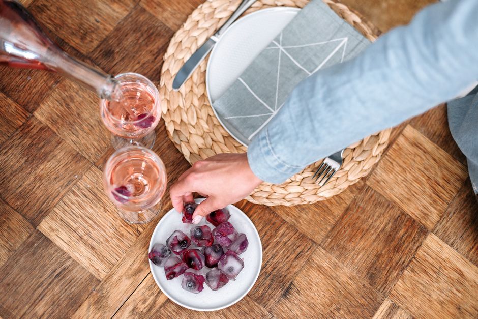 Blueberry Crisp with a chilled serving twist — food · Desserts