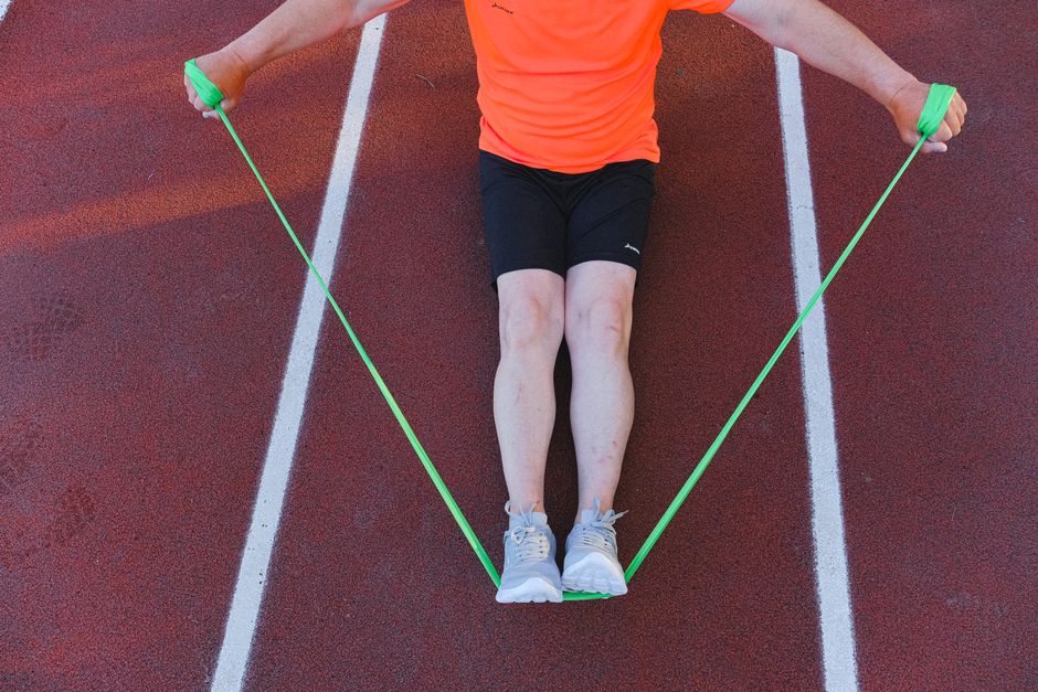 Resistance-Band Routine with an easy wind-down — wellness · Fitness