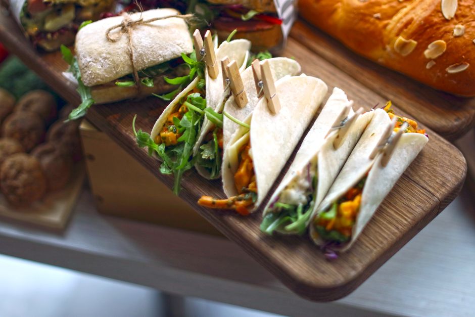 Tea Sandwich Tray with a build-your-own element — food · Food & Hosting