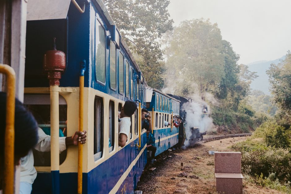 Scenic Train Ride near a public trail — travel · Couples Travel