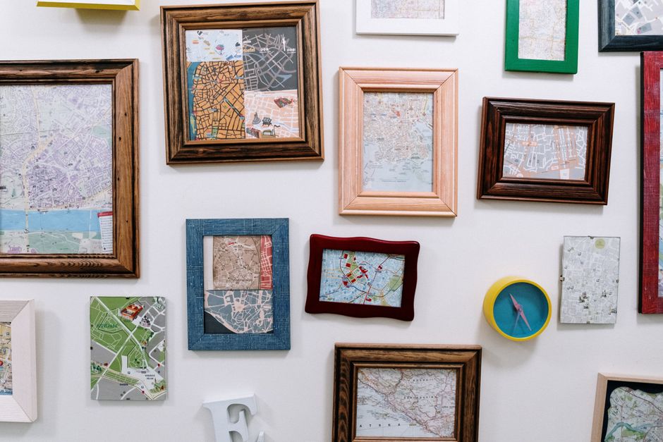 Upcycled Frame with a beginner-friendly method — home · DIY