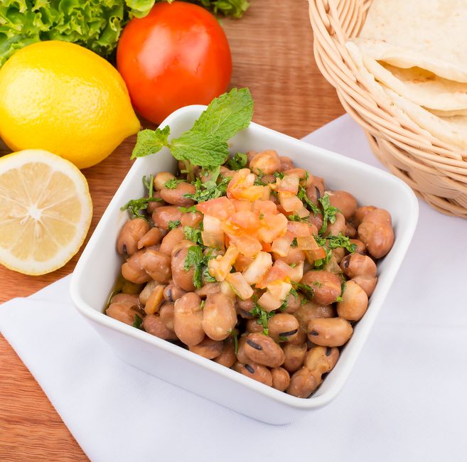 Avocado Bean Salad with pesto drizzle — food · Lunch Ideas
