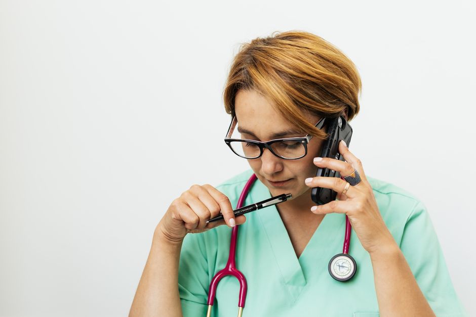 Standing Phone Call during a midday reset — wellness · Healthy Habits